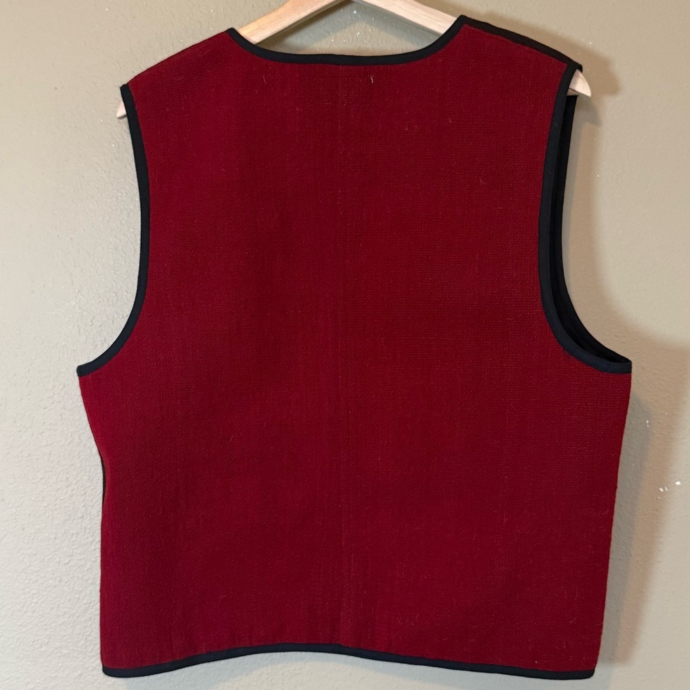 Artesania Curmi Bolivian Traditional Wool Vest Size Large - Picture 4 of 5